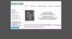 Desktop Screenshot of empoweryourname.com
